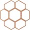 Ekena Millwork Florin Wood Fretwork Pierced Ceiling Medallion, Cherry, 40"OD x 14 1/8"ID x 3/8"T CMWP40X40X0375FOCH - alternate 2